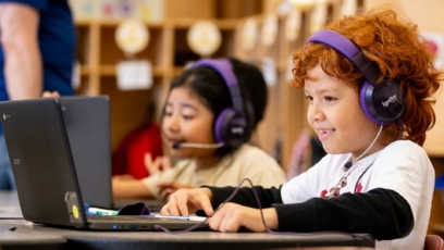 Student using Ignite Reading Tutoring