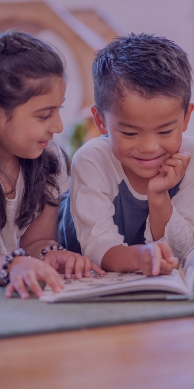 Kids Reading together
