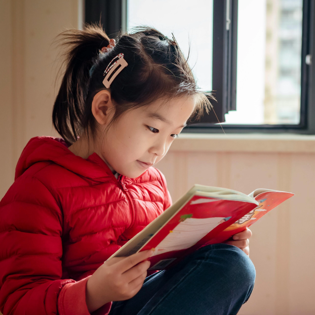 Little Girl Reading