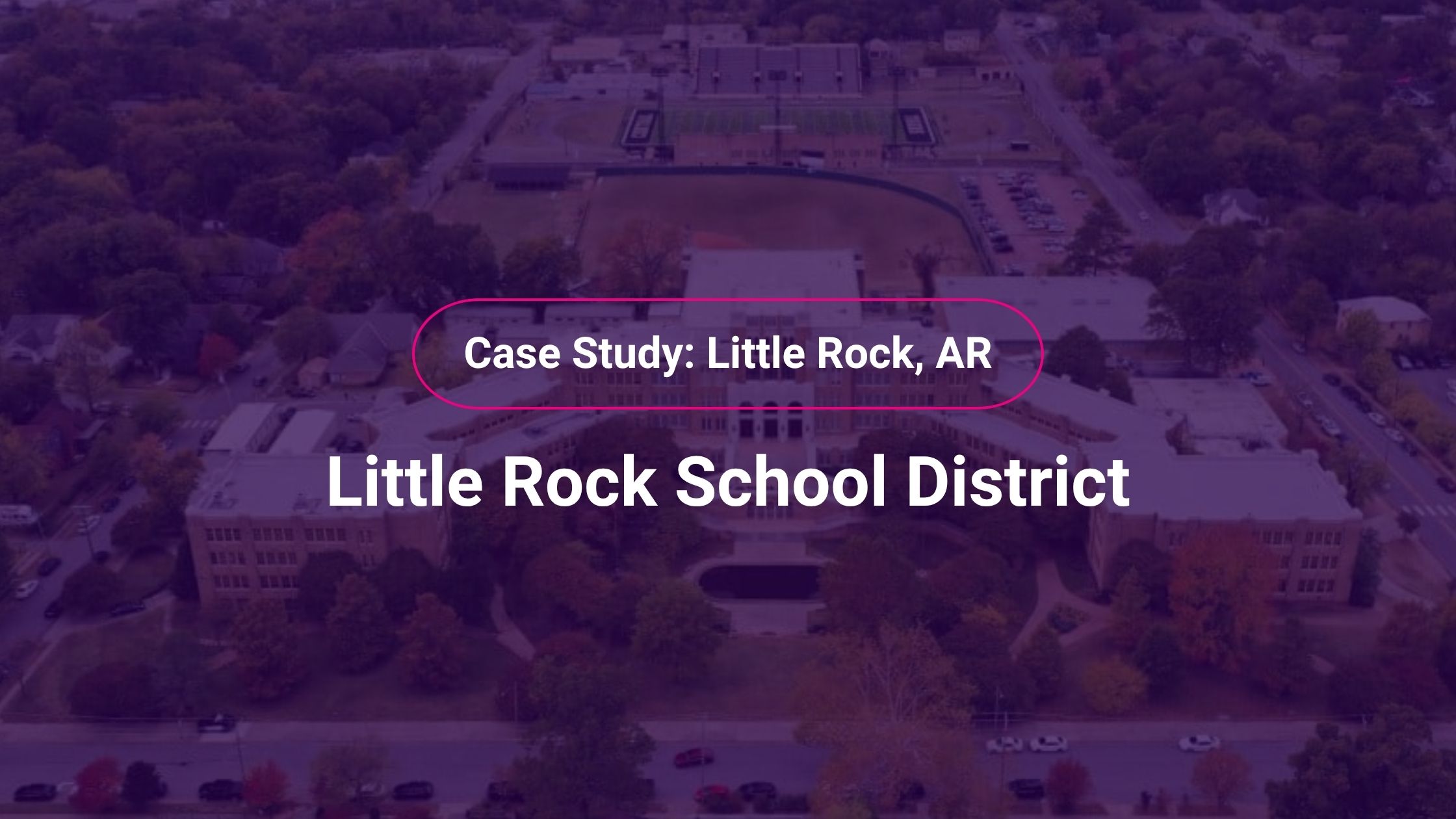 Little Rock School District Case Study