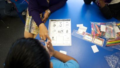 Multilingual Learner early literacy intervention in classroom