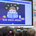 Read Across America celebration in an elementary school